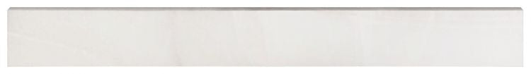 Luna White Matte Bullnose 3x24 Molding Trim-American Tile Depot