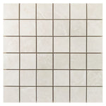Terra White Nat Square Porcelain Mosaic Tile-American Tile Depot