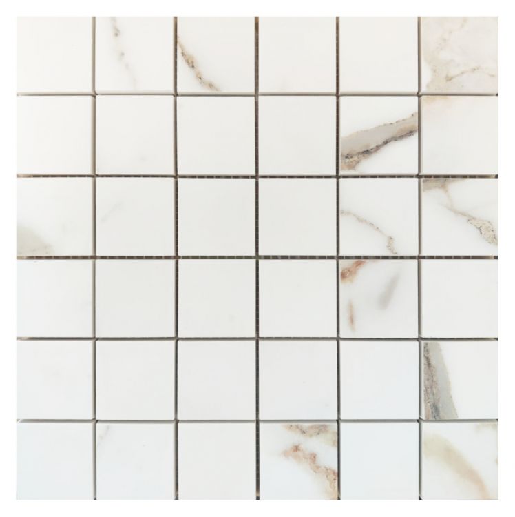 Archaic Or Matte Square Porcelain Mosaic Tile-American Tile Depot