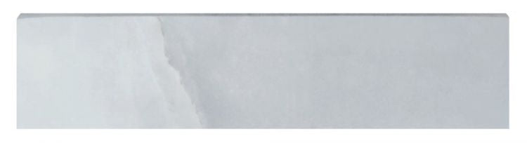 Dreama Bleu Glossy Bullnose 3x12 Molding Trim-American Tile Depot