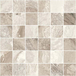 Mirage Beige Matte Square Porcelain Mosaic Tile-American Tile Depot