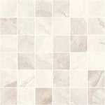 Mirage Ivory Matte Square Porcelain Mosaic Tile-American Tile Depot