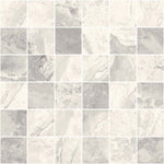 Mirage Pearl Matte Square Porcelain Mosaic Tile-American Tile Depot