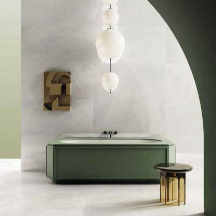 48x48 Archisalt Flower Of Salt Cross Marble Look Porcelain Tile-American Tile Depot