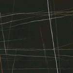 48x48 Noir Black Polished Marble Look Porcelain Tile-American Tile Depot