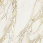48x48 Etoile Creme Glossy Polished Marble Look Porcelain Tile-American Tile Depot