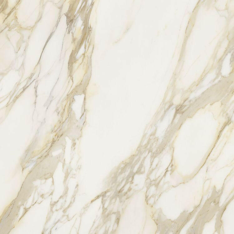 48x48 Etoile Creme Glossy Polished Marble Look Porcelain Tile-American Tile Depot