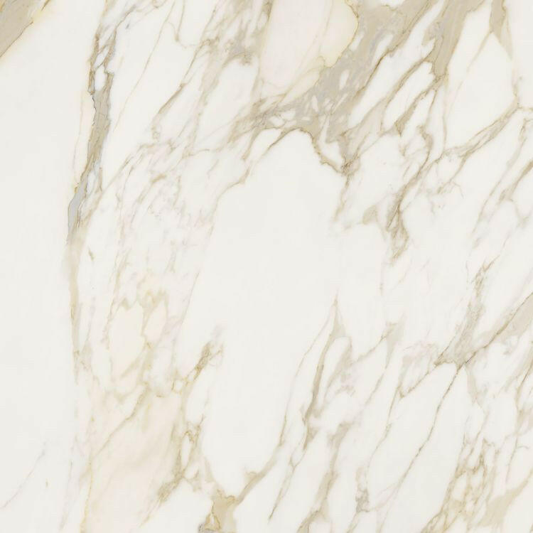 48x48 Etoile Creme Glossy Polished Marble Look Porcelain Tile-American Tile Depot