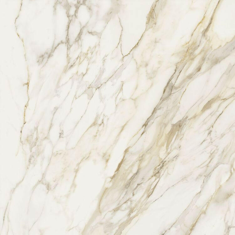 48x48 Etoile Creme Glossy Polished Marble Look Porcelain Tile-American Tile Depot