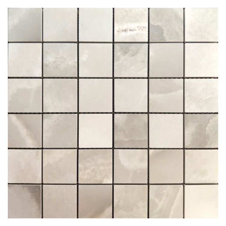 2x2 Dreama Noisette Matte Square Porcelain Mosaic Tile-American Tile Depot