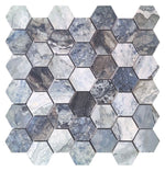 Mirage Ocean Matte Hexagon Porcelain Mosaic Tile-American Tile Depot
