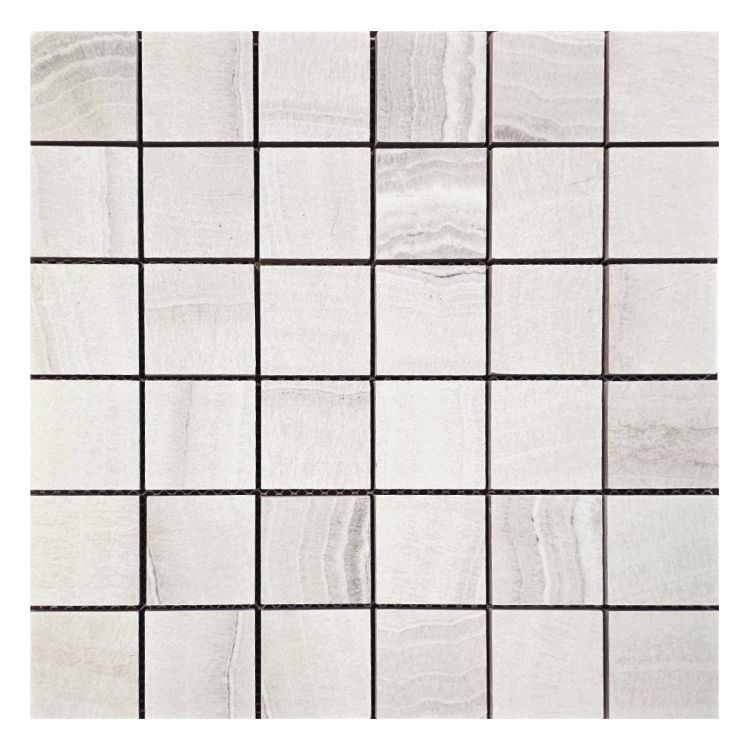 Viper Silver Naturale Square Porcelain Mosaic Tile-American Tile Depot