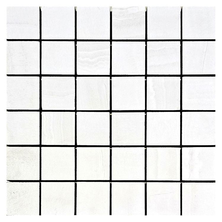 2x2 Viper White Naturale Square Porcelain Mosaic Tile-American Tile Depot