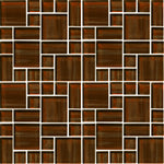 Atlas Brown Square Glass Mosaic Wall Tile-American Tile Depot