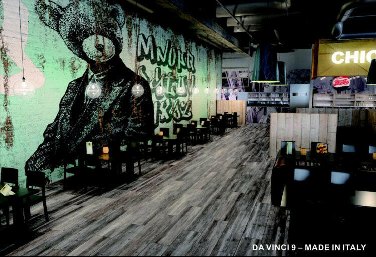 8x48 Davinci 9 Matte Wood Look Porcelain Tile-American Tile Depot