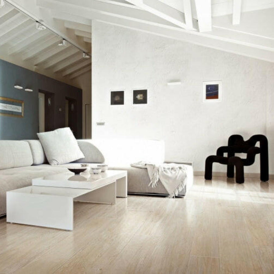 8x48 Selection Oak White Wood Look Porcelain Tile-American Tile Depot