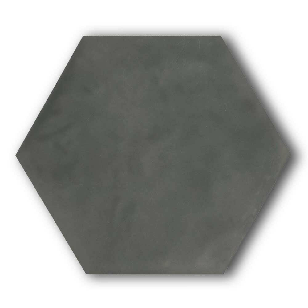 7x8 Faience Taupe Concrete Look Matte Ceramic Wall Tile