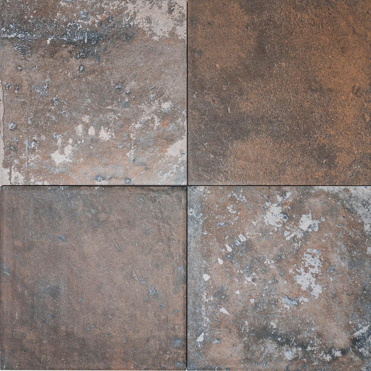 8.8x8.8 Senesi Copper Matte Stone Look Porcelain Tile 8.8x8.8 Senesi Copper Matte Stone Look Porcelain Tile - American Tile Depot