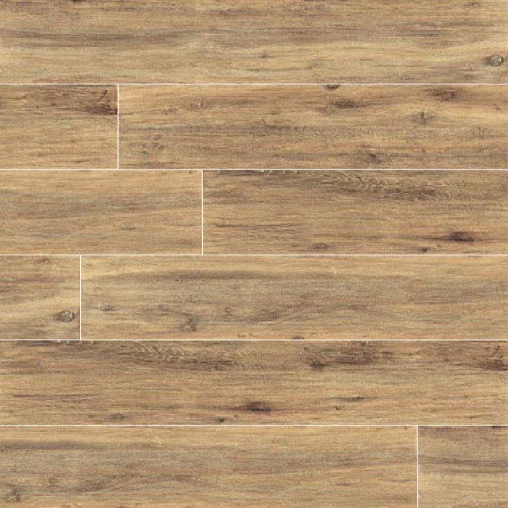 8x48 Chalet Brown R11 Wood Look Porcelain Tile - American Tile Depot