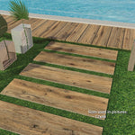 8x48 Chalet Brown R11 Wood Look Porcelain Tile - American Tile Depot