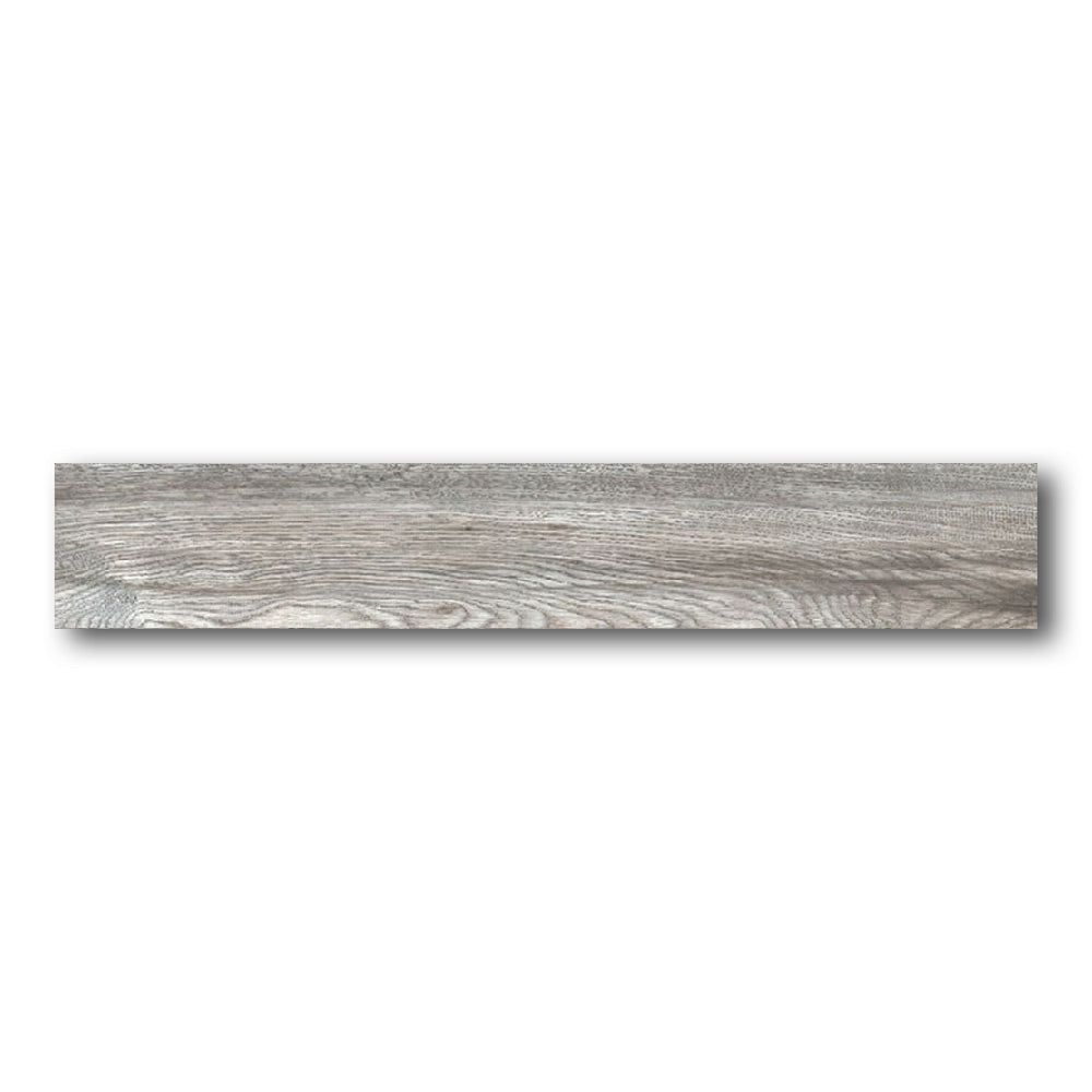 8x48 Varnelis Grey Matte Wood Look Porcelain Tile