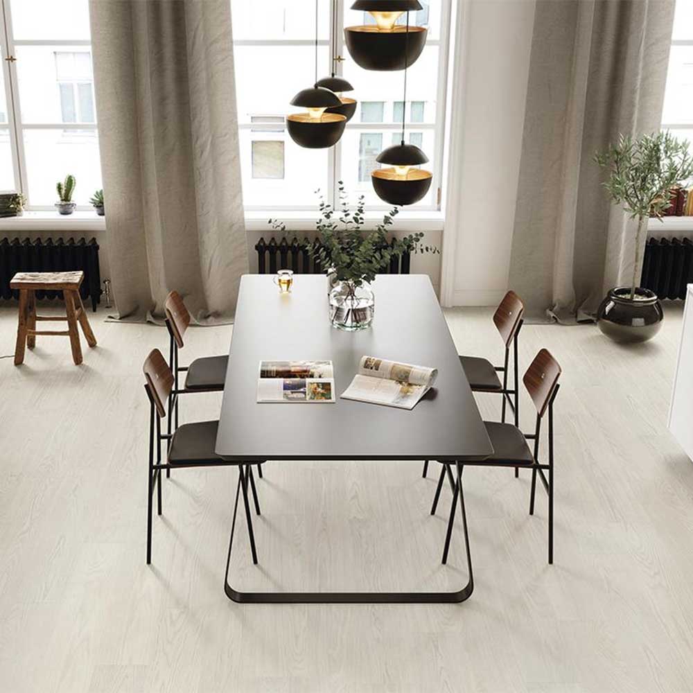 8x48 Domino Sbiancato Matte Wood Grain Look Porcelain Tile