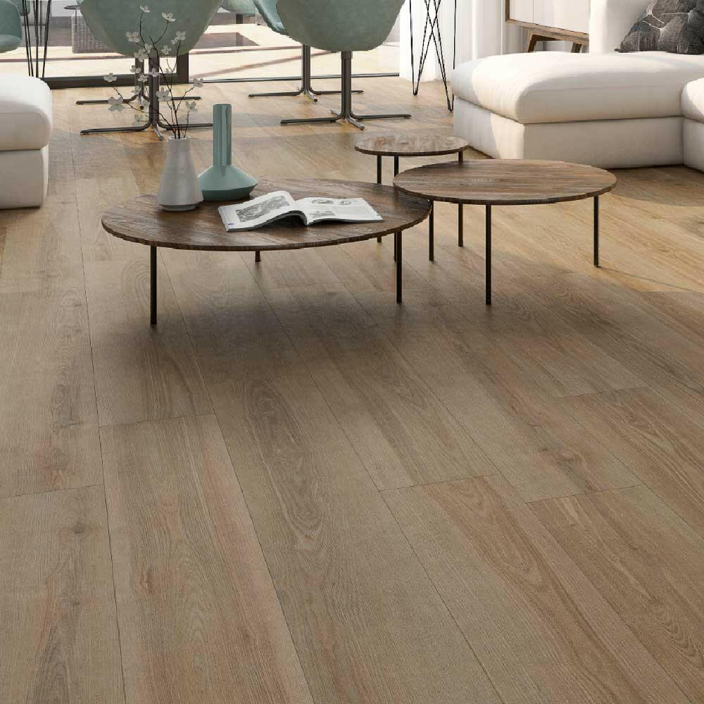 8x48 Heritage Almond Wood Grain Look Matte Porcelain Tile - American Tile Depot