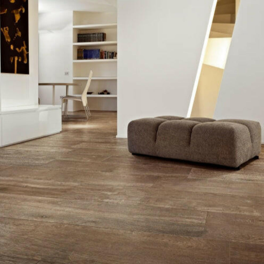 8x48 Marmora Brown Matte Wood Look Porcelain Tile 8x48 Marmora Brown Matte Wood Look Porcelain Tile - American Tile Depot