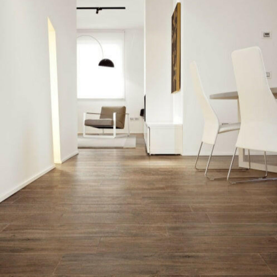 8x48 Marmora Brown Matte Wood Look Porcelain Tile 8x48 Marmora Brown Matte Wood Look Porcelain Tile - American Tile Depot