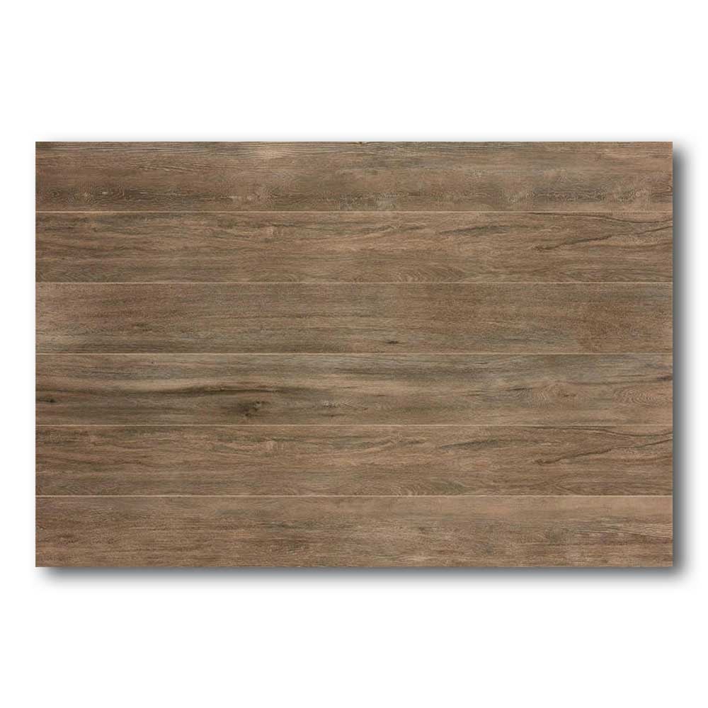 8x48 Marmora Brown Matte Wood Look Porcelain Tile