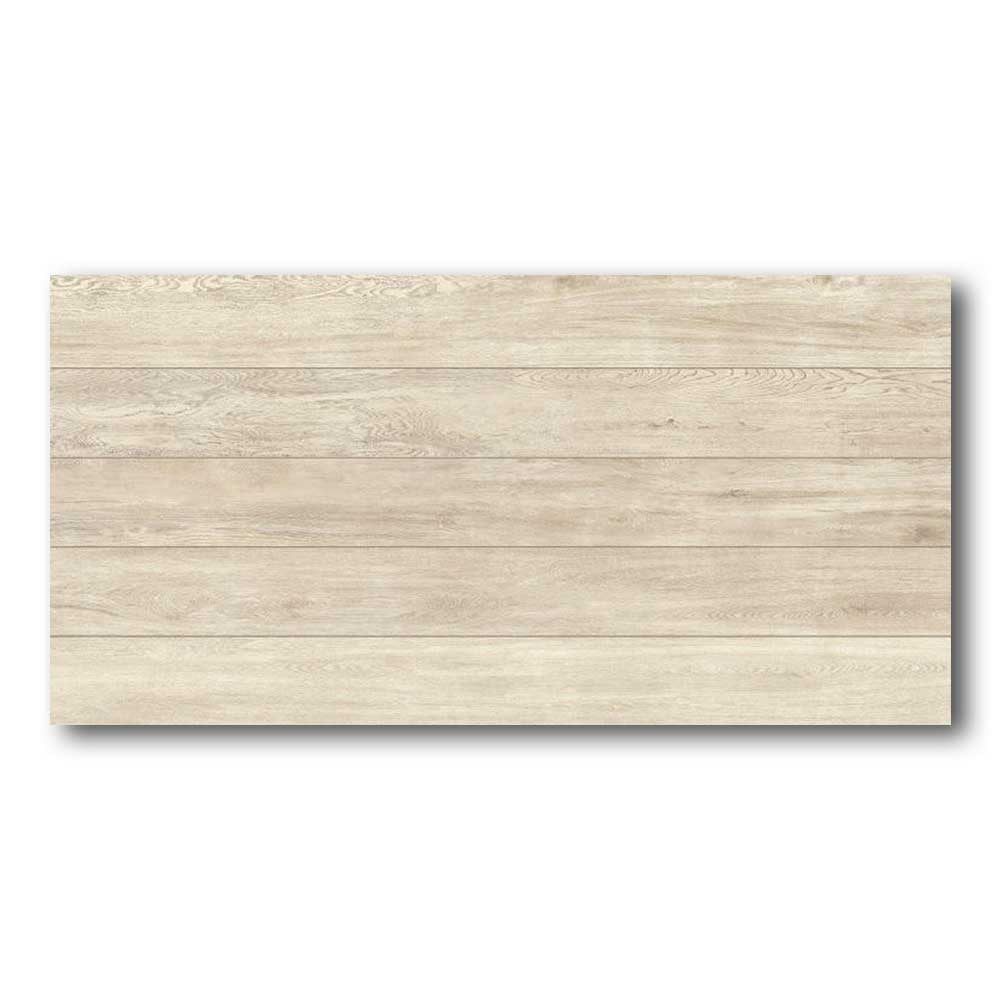 8x48 Marmora White Matte Wood Look Porcelain Tile