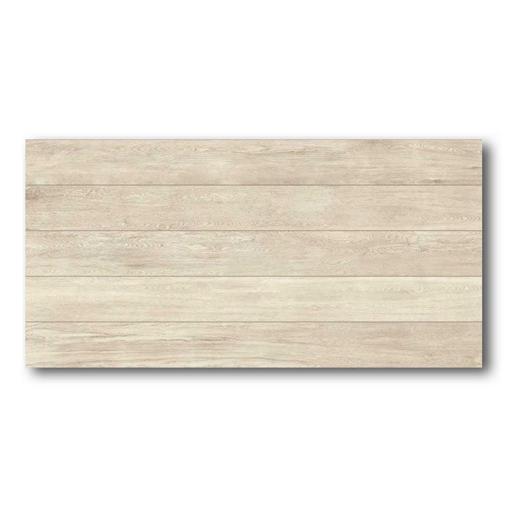 8x48 Marmora White Matte Wood Look Porcelain Tile