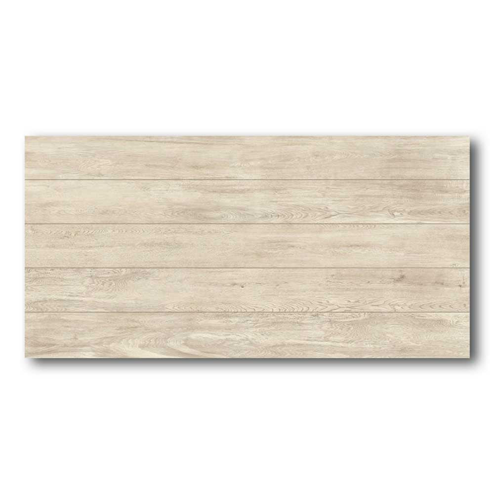 6x48 Marmora White Matte Wood Look Porcelain Tile
