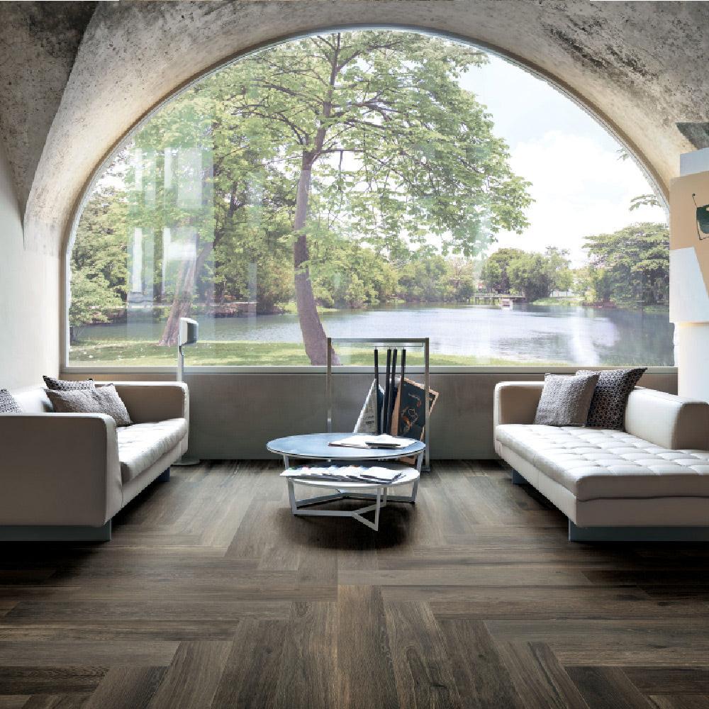 8x48 Thivess Choco Matte Wood Look Porcelain Tile 8x48 Thivess Choco Matte Wood Look Porcelain Tile - American Tile Depot