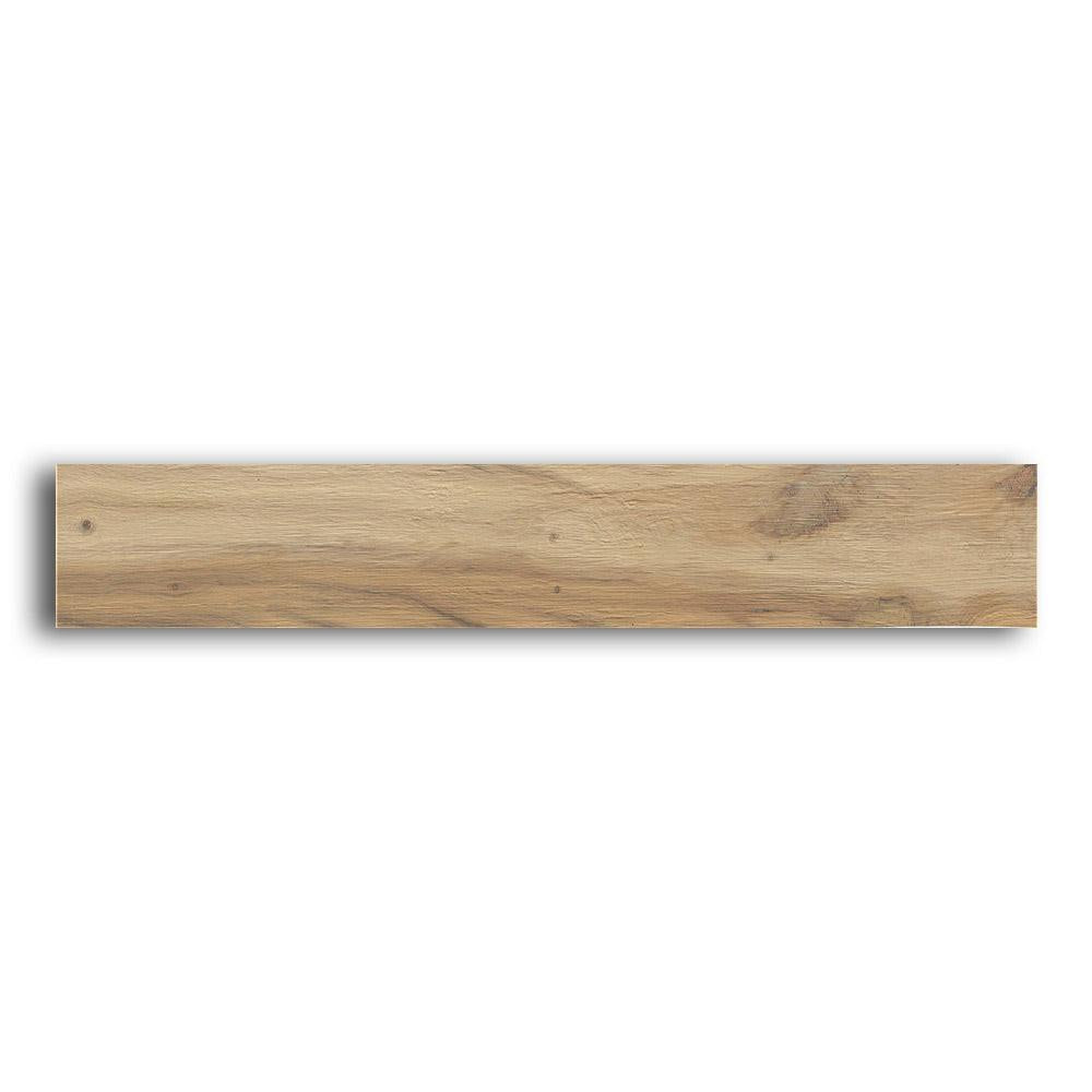 8x48 Vintage Honey Natural Wood Look Porcelain Tile - American Tile Depot
