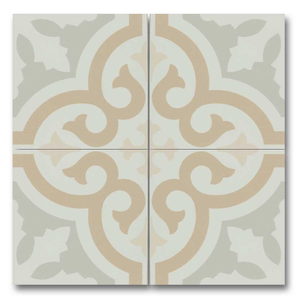 8x8 Alabaster Dulce Deco Matte Ceramic Wall Tile 8x8 Alabaster Dulce Deco Matte Ceramic Wall Tile - American Tile Depot