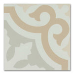 8x8 Alabaster Dulce Deco Matte Ceramic Wall Tile 8x8 Alabaster Dulce Deco Matte Ceramic Wall Tile - American Tile Depot