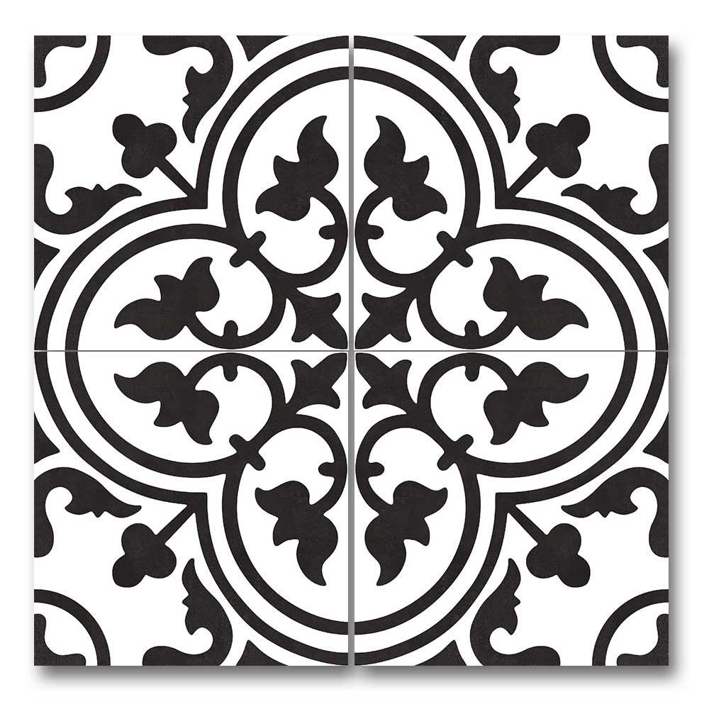 8x8 Alabaster Heritage Deco Matte Ceramic Wall Tile 8x8 Alabaster Heritage Deco Matte Ceramic Wall Tile - American Tile Depot