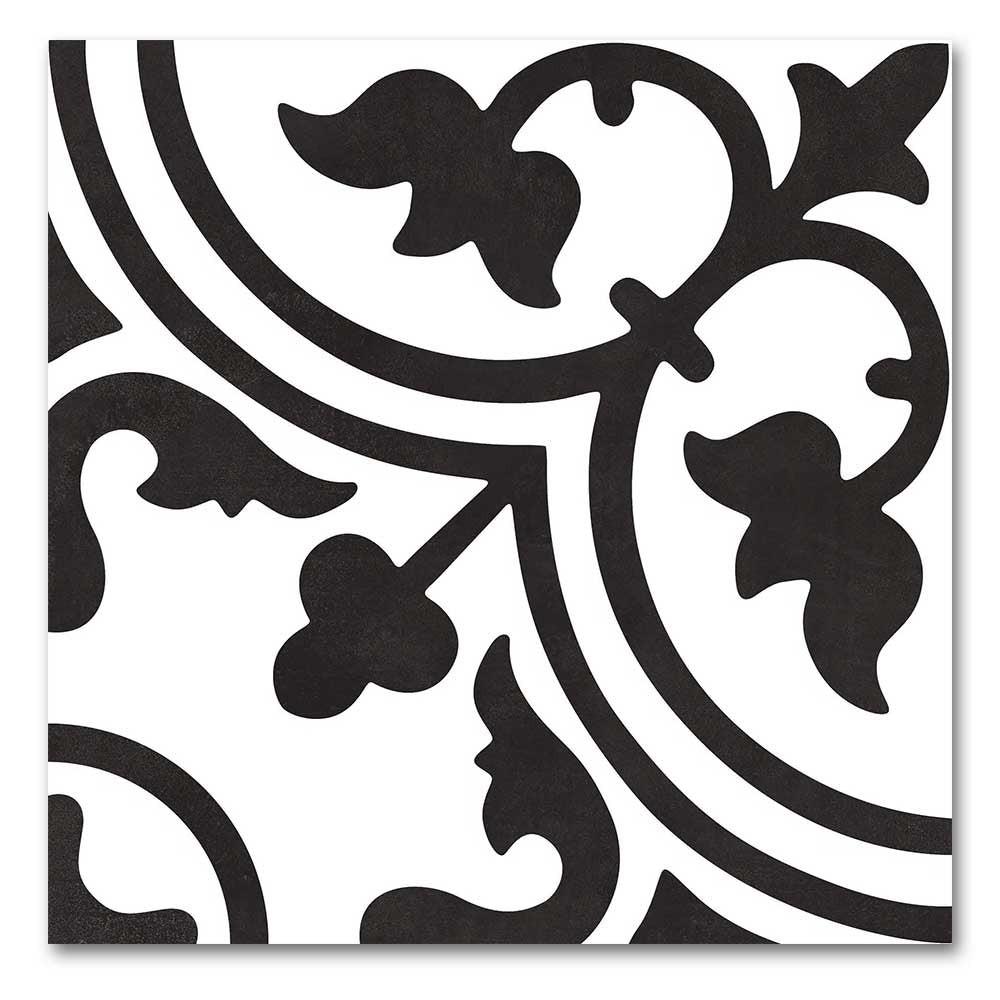 8x8 Alabaster Heritage Deco Matte Ceramic Wall Tile 8x8 Alabaster Heritage Deco Matte Ceramic Wall Tile - American Tile Depot