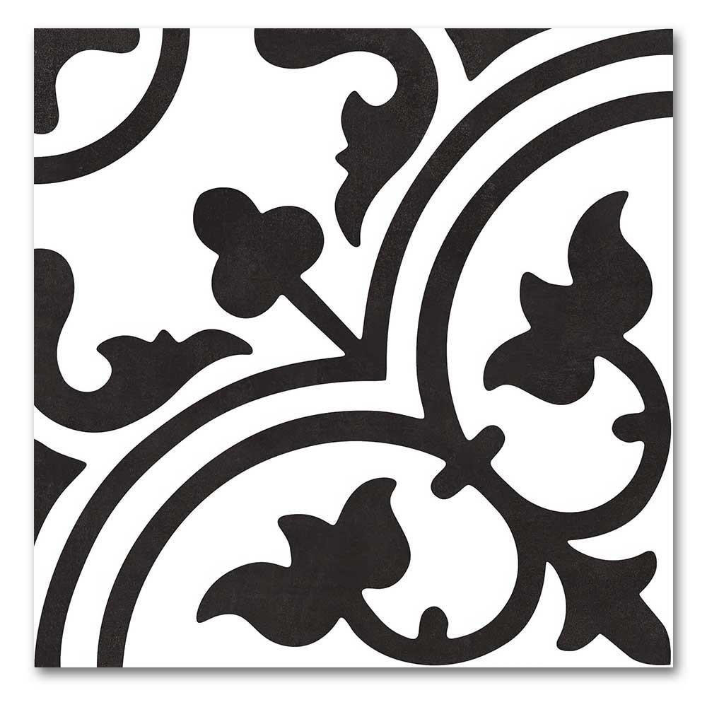 8x8 Alabaster Heritage Deco Matte Ceramic Wall Tile 8x8 Alabaster Heritage Deco Matte Ceramic Wall Tile - American Tile Depot
