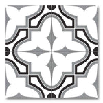 8x8 Alabaster Market Deco Matte Ceramic Wall Tile 8x8 Alabaster Market Deco Matte Ceramic Wall Tile - American Tile Depot