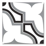 8x8 Alabaster Market Deco Matte Ceramic Wall Tile 8x8 Alabaster Market Deco Matte Ceramic Wall Tile - American Tile Depot