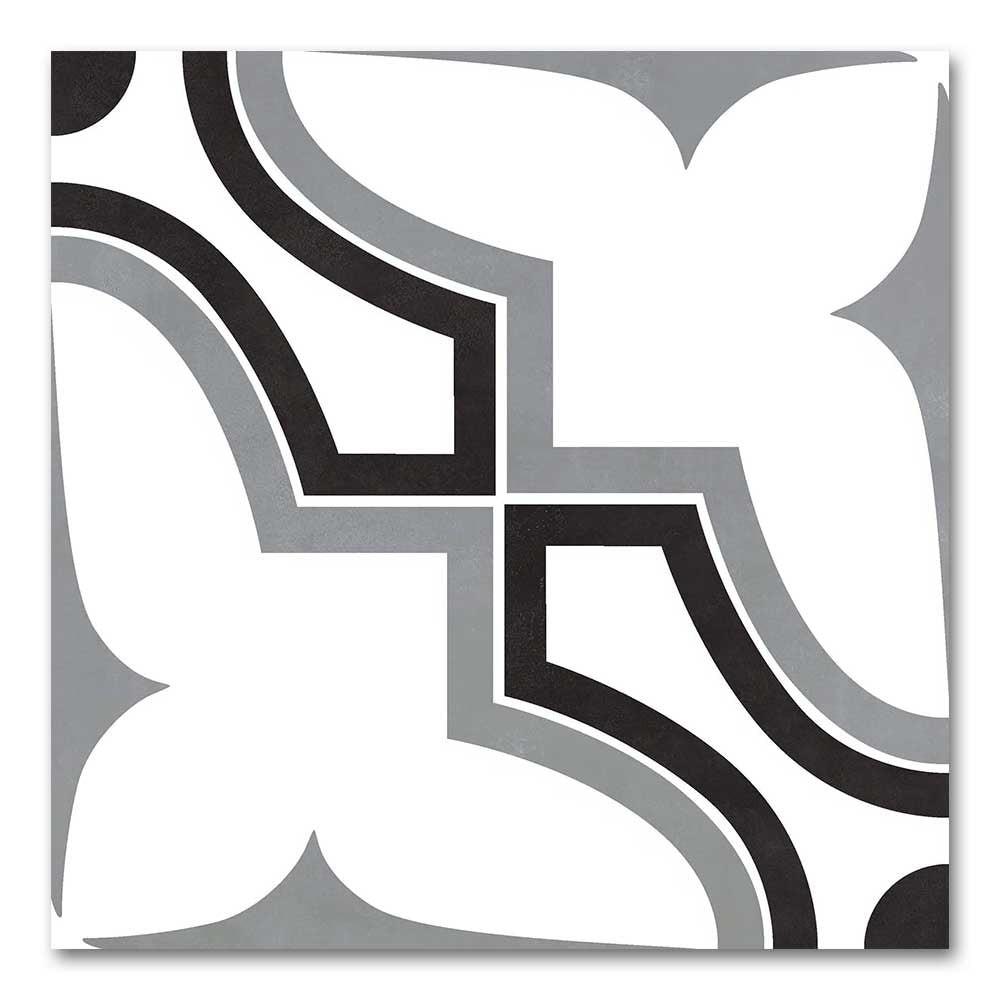 8x8 Alabaster Market Deco Matte Ceramic Wall Tile 8x8 Alabaster Market Deco Matte Ceramic Wall Tile - American Tile Depot