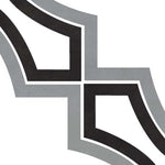 8x8 Alabaster Market Deco Matte Ceramic Wall Tile 8x8 Alabaster Market Deco Matte Ceramic Wall Tile - American Tile Depot