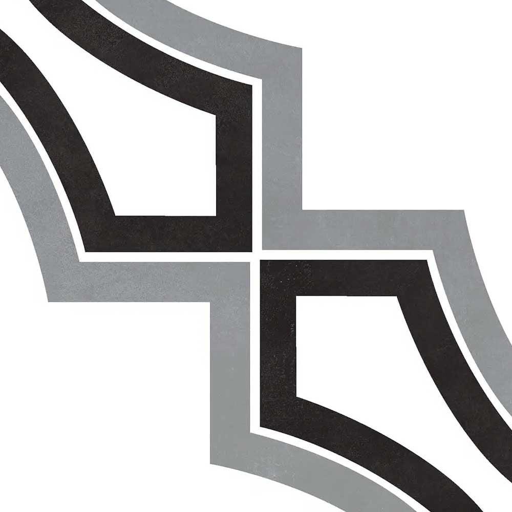 8x8 Alabaster Market Deco Matte Ceramic Wall Tile 8x8 Alabaster Market Deco Matte Ceramic Wall Tile - American Tile Depot
