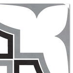 8x8 Alabaster Market Deco Matte Ceramic Wall Tile 8x8 Alabaster Market Deco Matte Ceramic Wall Tile - American Tile Depot