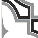 8x8 Alabaster Market Deco Matte Ceramic Wall Tile 8x8 Alabaster Market Deco Matte Ceramic Wall Tile - American Tile Depot