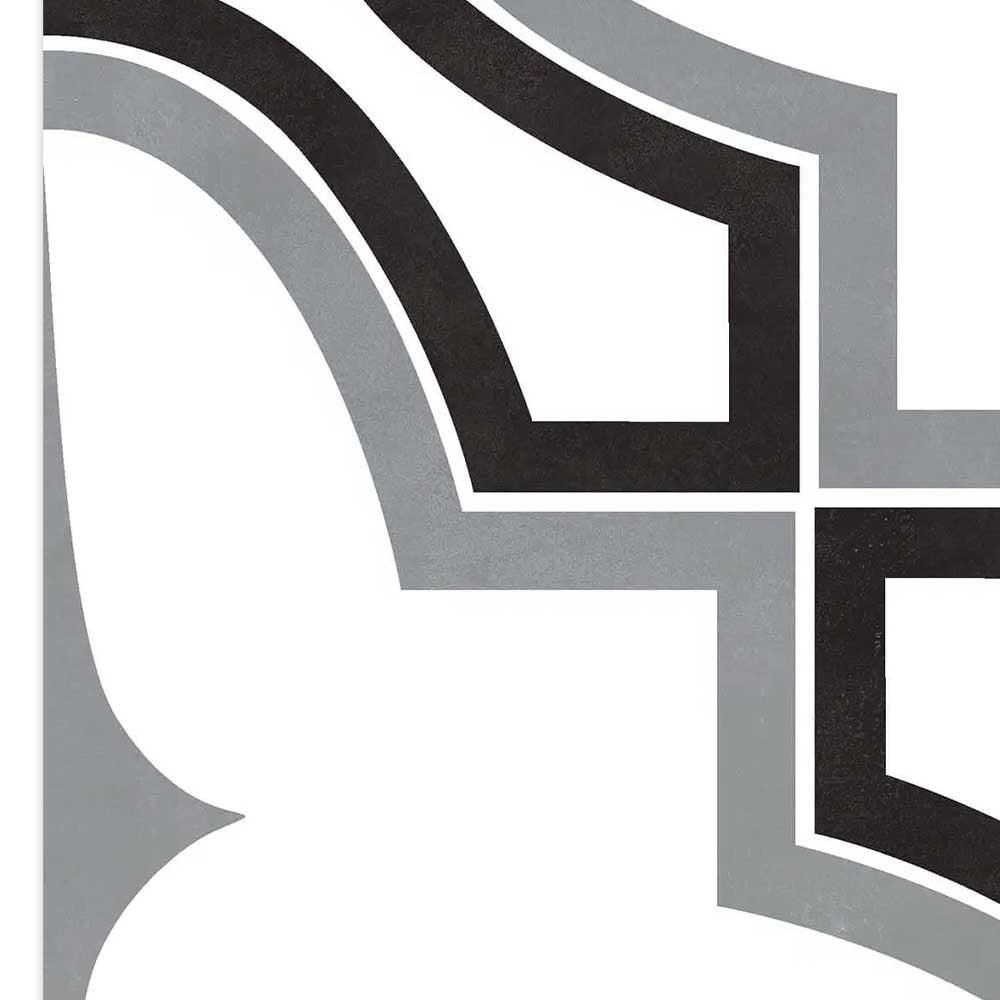 8x8 Alabaster Market Deco Matte Ceramic Wall Tile 8x8 Alabaster Market Deco Matte Ceramic Wall Tile - American Tile Depot