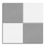 8x8 Checkerboard Tile - Alabaster Ash & Pearl Matte Ceramic - American Tile Depot