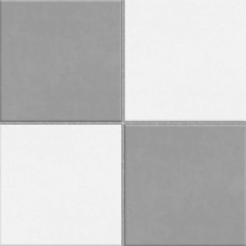 8x8 Checkerboard Tile - Alabaster Ash & Pearl Matte Ceramic 8x8 Checkerboard Tile - Alabaster Ash & Pearl Matte Ceramic - American Tile Depot